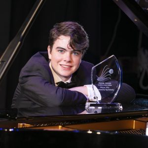 Pianist Stan O’Beirne (18), a sixth year student at Gonzaga College, Dublin is the winner of the €5,000 top prize at the 2021 Top Security Frank Maher Classical Music Awards, Ireland’s largest such competition for secondary schools. They were created in 2001 by Top Security chairman Emmet O’Rafferty to honour the memory of his late teacher, Fr Frank Maher and past winners have gone on to attend some of the world’s most prominent music colleges. Photo: Peter Houlihan